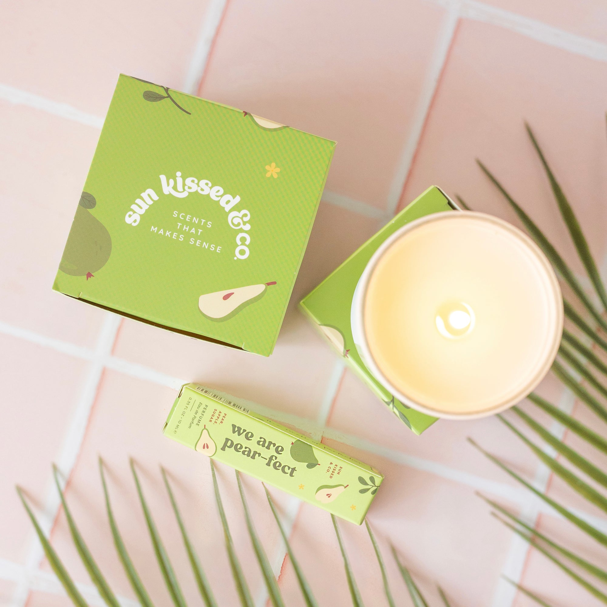 We Are Pear-fect Candle