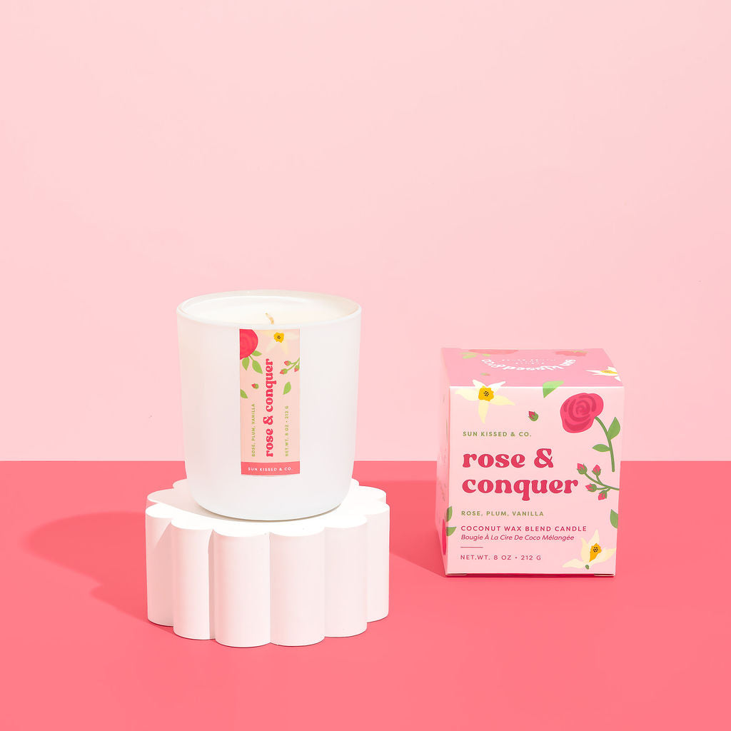 Rose & Conquer Candle