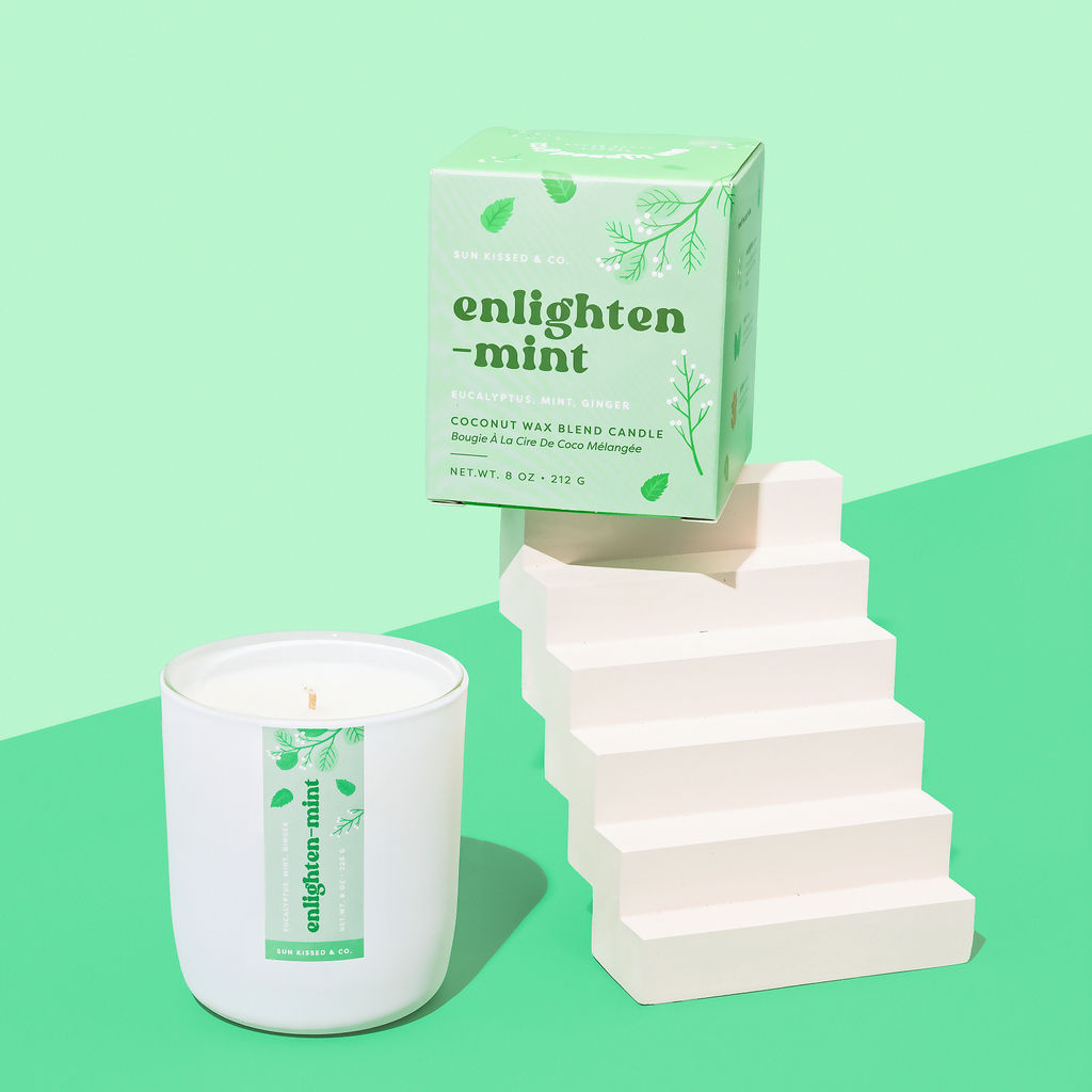 Enlighten-mint Candle